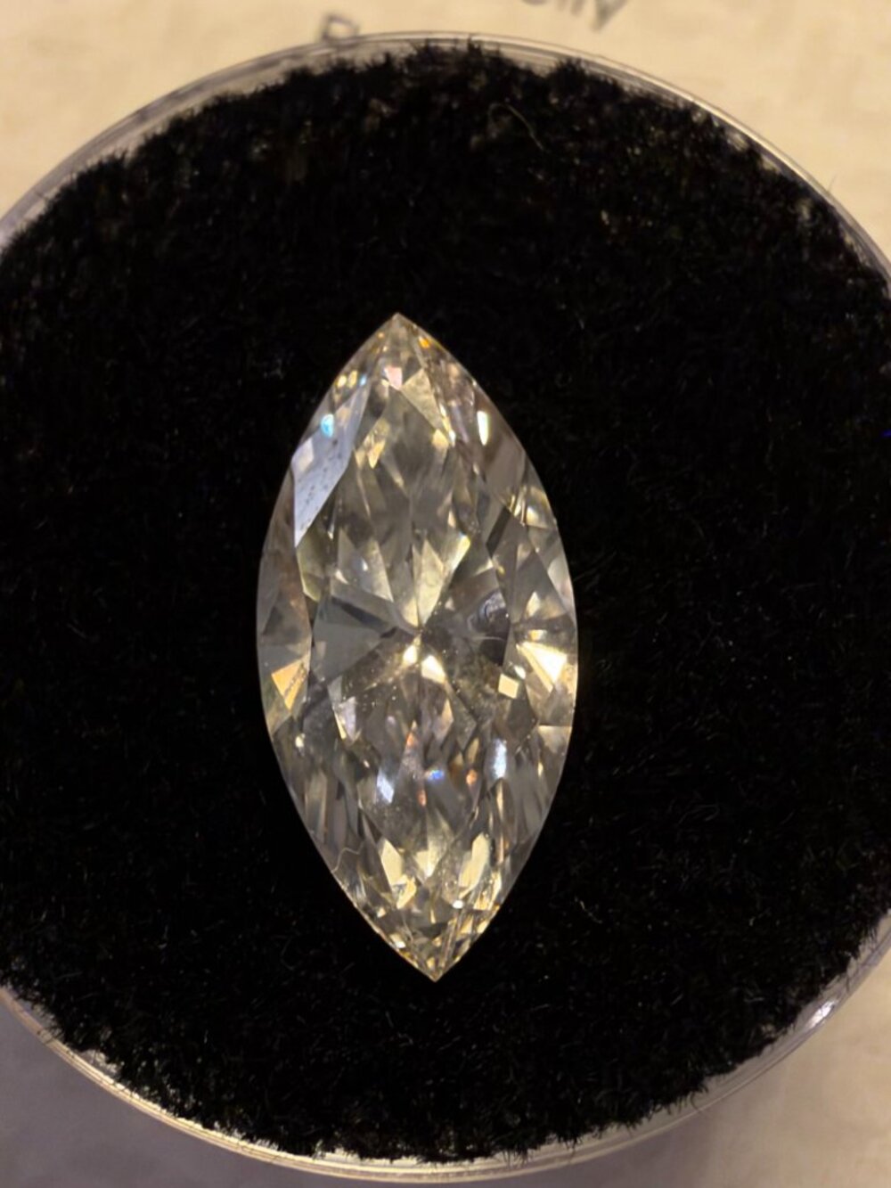 2.82ct Lab Grown Marquise Cut Loose Diamond F/VS1 - Picture 2 of 3